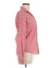 Frank & Eileen Polka Dots Pink Long Sleeve Blouse Size M - photo 4