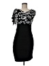 En Focus Studio Graphic Black Cocktail Dress Size 8 - photo 1