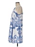 fleur bleue 100% Polyester Paisley Blue Cocktail Dress Size 8 - photo 5