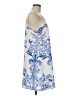 fleur bleue 100% Polyester Paisley Blue Cocktail Dress Size 8 - photo 4