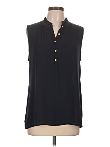 Ann Taylor LOFT Sleeveless Button-Down Shirt (view 1)