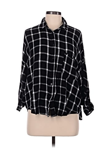 Forever 21 3/4 Sleeve Button-Down Shirt (view 1)