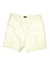 Talbots 100% Linen Solid Ivory Shorts Size 10 - photo 1