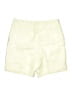 Talbots 100% Linen Solid Ivory Shorts Size 10 - photo 2