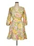 Express Floral Yellow Cocktail Dress Size XL - photo 1