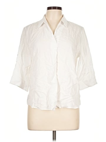 Uniqlo 3/4 Sleeve Button-Down Shirt (view 1)