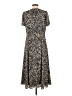 Talbots Floral Black Casual Dress Size 10 - photo 2