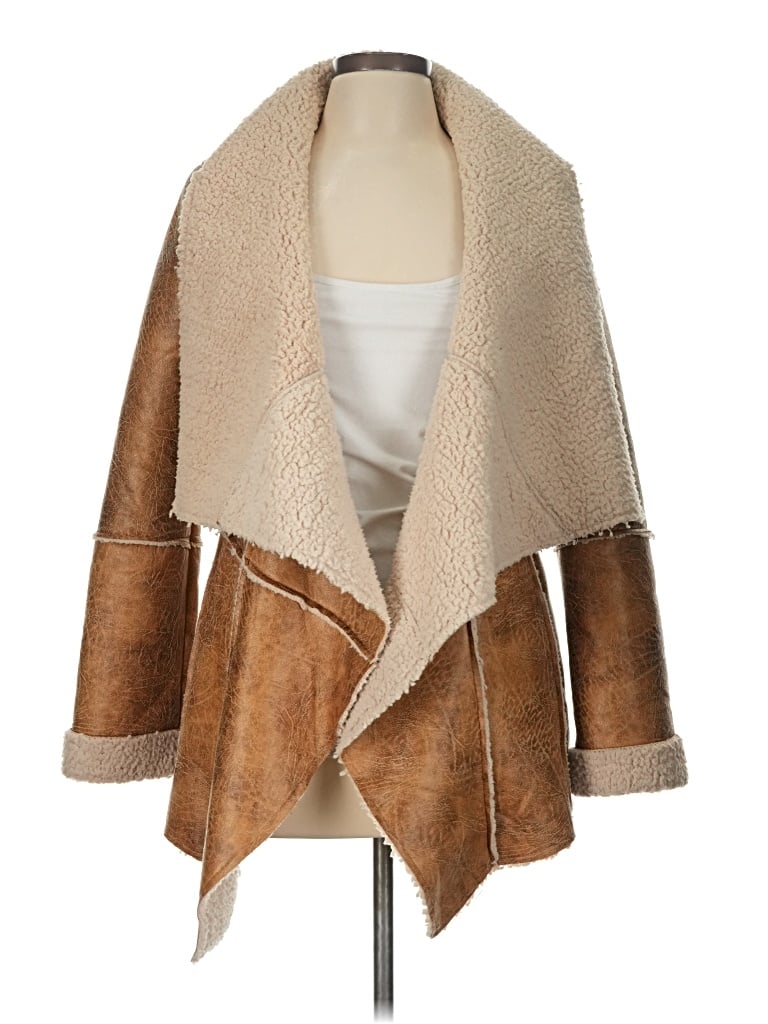 Pre-owned Hot & Delicious Coat In Brown