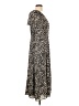 Talbots Floral Black Casual Dress Size 10 - photo 4