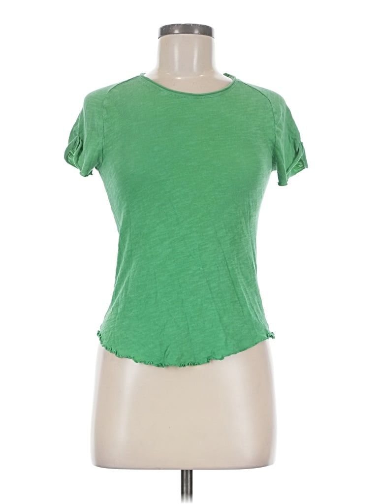 Pre-owned We The Free Short Sleeve T-shirt In Green