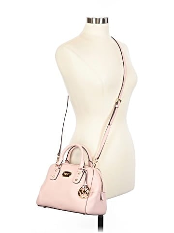 MICHAEL Michael Kors Leather Satchel (view 2)