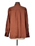 MNG 100% Polyester Brown Long Sleeve Blouse Size 8 - photo 2