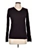 Ellen Tracy 100% Merino Wool Black Wool Pullover Sweater Size L - photo 1