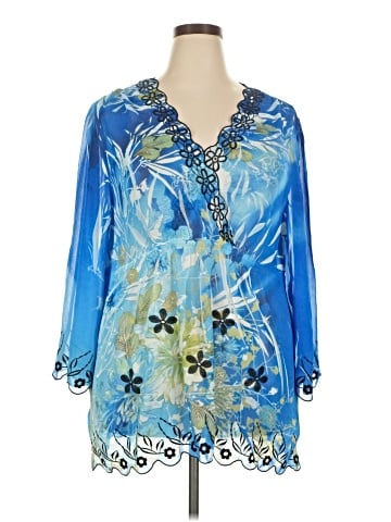 Mushka by Sienna Rose 3/4 Sleeve Blouse (view 1)