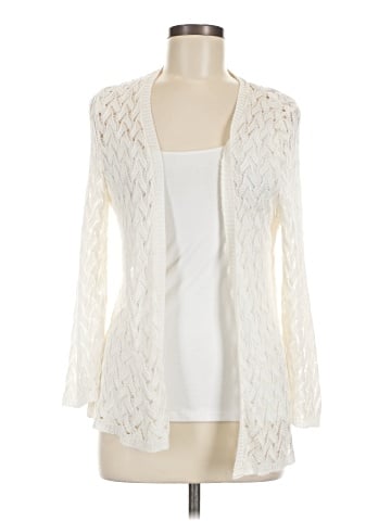 August Silk Cardigan (view 1)