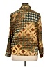 Roz & Ali 100% Polyester Print Gold Long Sleeve Blouse Size XL - photo 2