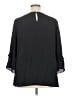 DR2 100% Polyester Black 3/4 Sleeve Blouse Size 1X - photo 2