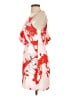 Shilla Print Orange Cocktail Dress Size S - photo 5
