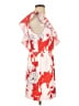 Shilla Print Orange Cocktail Dress Size S - photo 4