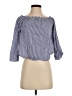 Popular Basics Blue 3/4 Sleeve Blouse Size S - photo 1