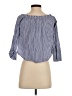 Popular Basics Blue 3/4 Sleeve Blouse Size S - photo 2