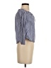 Popular Basics Blue 3/4 Sleeve Blouse Size S - photo 4