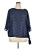 MICHAEL Michael Kors Blue 3/4 Sleeve Blouse Size 2X - photo 1