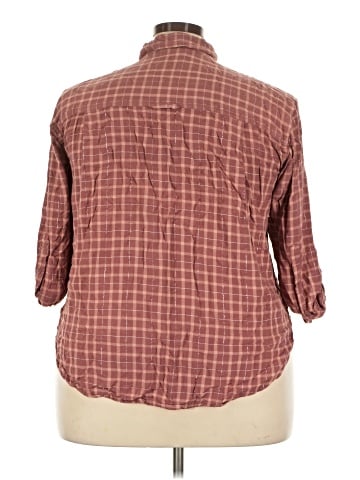 Gloria Vanderbilt 3/4 Sleeve Button-Down Shirt (view 2)