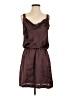 Theory 100% Polyester Brown Casual Dress Size P (petite) - photo 1