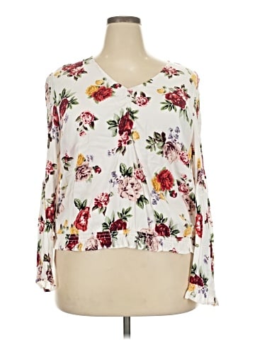 Candie's 3/4 Sleeve Blouse (view 1)