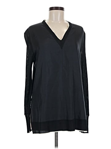 Rag & Bone Long Sleeve Silk Top (view 1)