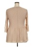 Cal Style 100% Polyester Tan 3/4 Sleeve Blouse Size 2xl - photo 2