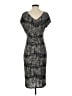 Max Mara Graphic Gray Cocktail Dress Size S (estimated) - photo 2