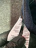 Lee Chevron-herringbone Blue Jeans Size 16 - photo 8