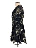 Mi ami 100% Polyester Floral Blue Cocktail Dress Size L - photo 5