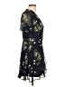 Mi ami 100% Polyester Floral Blue Cocktail Dress Size L - photo 4