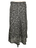 89th & Madison 100% Polyester Animal Print Black Casual Skirt Size XL - photo 1