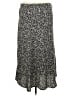 89th & Madison 100% Polyester Animal Print Black Casual Skirt Size XL - photo 2