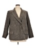 Max Studio 100% Polyester Chevron-herringbone Brown Gray Blazer Size 1X - photo 1