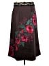Free People 100% Polyester Floral Burgundy Formal Skirt Size M - photo 2