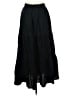 Unbranded 100% Rayon Solid Black Casual Skirt Size M - photo 1