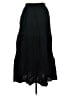 Unbranded 100% Rayon Solid Black Casual Skirt Size M - photo 2