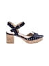 CL by Laundry Polka Dots Blue Wedges Size 9 - photo 1