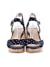 CL by Laundry Polka Dots Blue Wedges Size 9 - photo 2