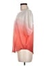 Guess 100% Polyester Orange Short Sleeve Blouse Size M - photo 5