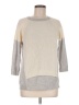 Design History 100% Cashmere Color Block Gray Cashmere Pullover Sweater Size M - photo 1