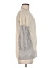 Design History 100% Cashmere Color Block Gray Cashmere Pullover Sweater Size M - photo 4