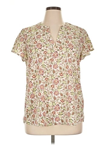 Maurices Short Sleeve Blouse (view 1)