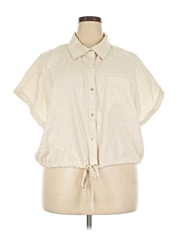 Kathy Ireland Short Sleeve Blouse (view 1)