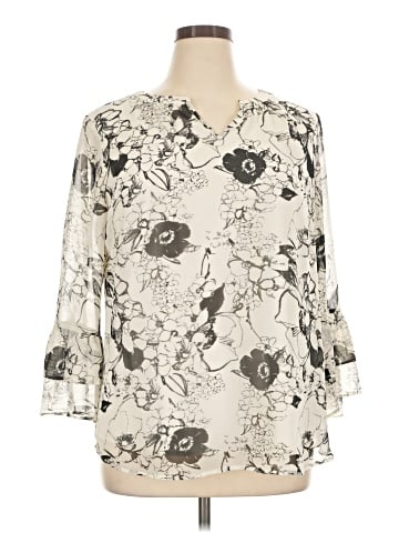 Talbots 3/4 Sleeve Blouse (view 1)
